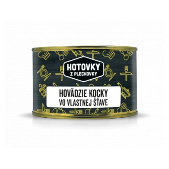 Hovädzie kocky vo vlastnej šťave 435ml